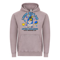 Vintage Zinc i wear blue for autism awareness Vintage Hoodie - JahusDesignShop