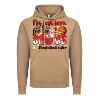 Vintage Coffee im just here for the snacks basketball sister Vintage Hoodie - Zillion Design Studio