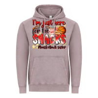 Vintage Zinc im just here for the snacks basketball sister Vintage Hoodie - Zillion Design Studio