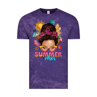 Cloud Purple summer vibes messy bun tbw Vintage Tee - texasbilliewilder