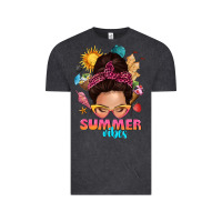 Vintage Black summer vibes messy bun tbw Vintage Tee - texasbilliewilder