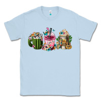 Dusty Blue mexican day of the dead coffee cups Classic Tee - FaDigitalArtStudio