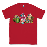Red mexican day of the dead coffee cups Classic Tee - FaDigitalArtStudio