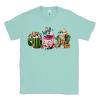 Seafoam mexican day of the dead coffee cups Classic Tee - FaDigitalArtStudio