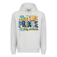 Dove Grey The Prince Has Arrived Premium Hoodie - MaliasSmallBusiness
