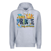 Heather Grey The Prince Has Arrived Premium Hoodie - MaliasSmallBusiness
