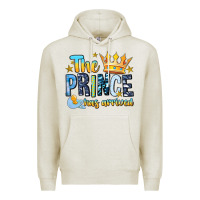 Oatmeal Heather The Prince Has Arrived Premium Hoodie - MaliasSmallBusiness