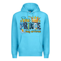 Ocean Blue The Prince Has Arrived Premium Hoodie - MaliasSmallBusiness