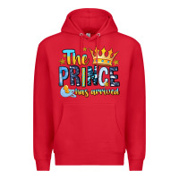 Red The Prince Has Arrived Premium Hoodie - MaliasSmallBusiness