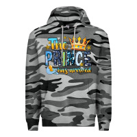Slate Camo The Prince Has Arrived Premium Hoodie - MaliasSmallBusiness