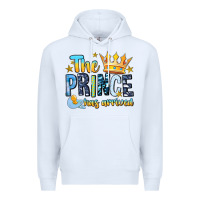 White The Prince Has Arrived Premium Hoodie - MaliasSmallBusiness