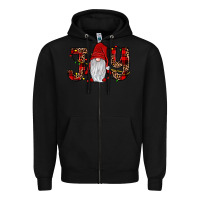 Black joy gnome Zipper Hoodie - JahusDesignShop