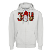 Dove Grey joy gnome Zipper Hoodie - JahusDesignShop