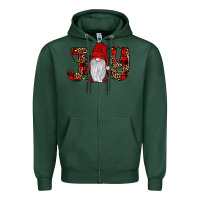 Sports Green joy gnome Zipper Hoodie - JahusDesignShop