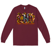 Burgundy cna Long Sleeve Tee - RacoonDesign