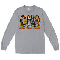 Heather Grey cna Long Sleeve Tee - RacoonDesign