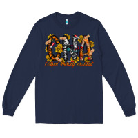 Navy cna Long Sleeve Tee - RacoonDesign