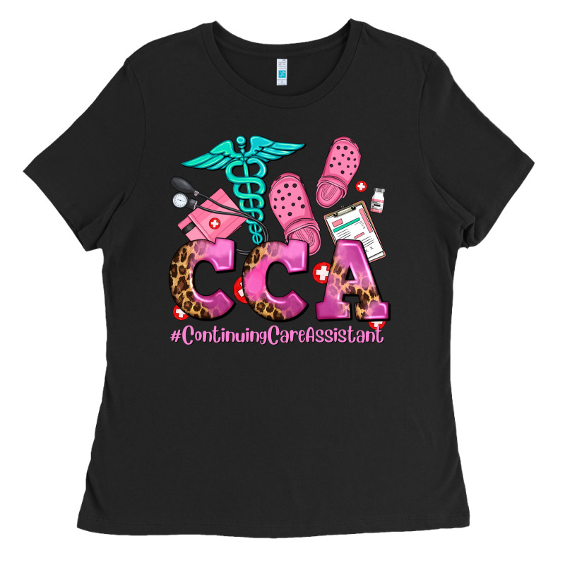 Cca  Continuing Care Assistant With Crocs Ladies Tee by AdoDesignShop | Teevron