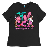 Black cca  continuing care assistant with crocs Ladies Tee - AdoDesignShop