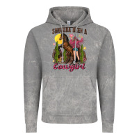 Cloud Rock shoulda been a cowgirl bucking horse Vintage Hoodie - texasbilliewilder