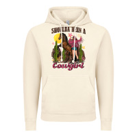 Vintage Artic shoulda been a cowgirl bucking horse Vintage Hoodie - texasbilliewilder