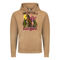 Vintage Camel shoulda been a cowgirl bucking horse Vintage Hoodie - texasbilliewilder