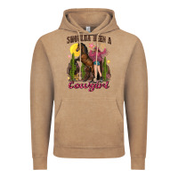 Vintage Coffee shoulda been a cowgirl bucking horse Vintage Hoodie - texasbilliewilder