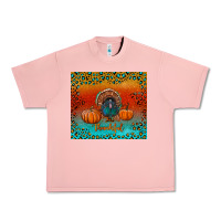 Salmon thankful with turkey and pumpkins Urban Heavy Tee - RanaPortraitStore