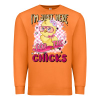 Carrot i'm just here for the chicks Premium Sweatshirt - MaliasSmallBusiness