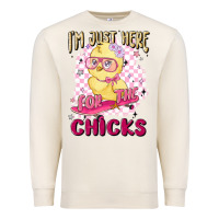 Sandshell i'm just here for the chicks Premium Sweatshirt - MaliasSmallBusiness