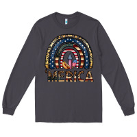 Smoke merica rainbow Long Sleeve Tee - CowhideDigitalArt