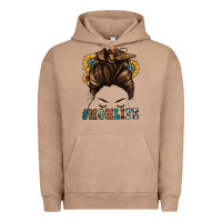 Pigment Burro mom life messy bun Urban Hoodie - Jasminsmagicworld