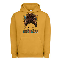 Pigment Peanut Butter mom life messy bun Urban Hoodie - Jasminsmagicworld