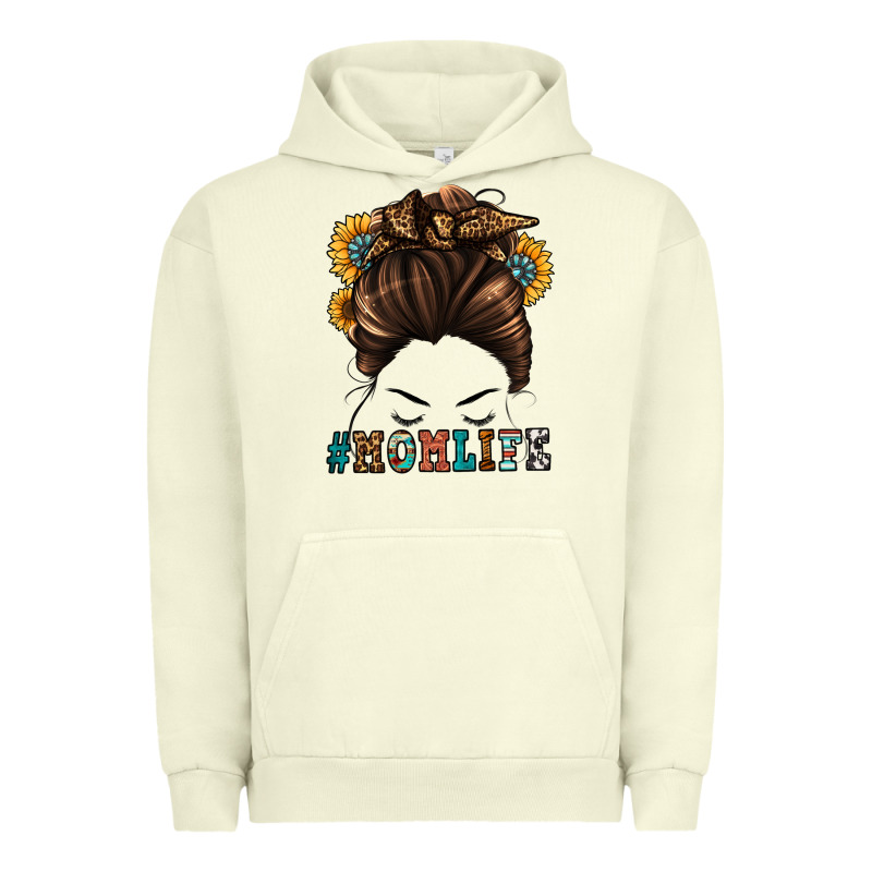 Mom Life Messy Bun Urban Hoodie by Jasminsmagicworld | Teevron