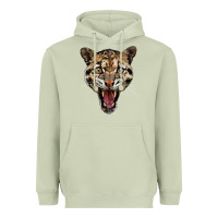 Matcha ocelot head Heavyweight Hoodie - LillyAllenDesigns