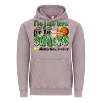 Vintage Zinc i'm just here for the snacks #basketball brother Vintage Hoodie - Zillion Design Studio