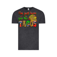Vintage Black i'm just here for the tacos Vintage Tee - Zillion Design Studio