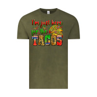 Vintage Olive i'm just here for the tacos Vintage Tee - Zillion Design Studio