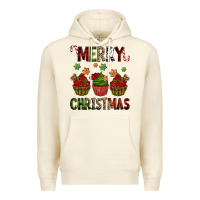 Sandshell Merry Christmas cupcakes Premium Hoodie - NancyCooperArtShop