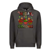 Smoke Merry Christmas cupcakes Premium Hoodie - NancyCooperArtShop