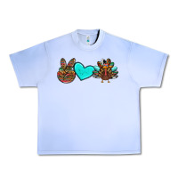 Grape Ice peace love thanksgiving turkey Urban Heavy Tee - RanaPortraitStore