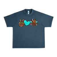 Midnight Navy peace love thanksgiving turkey Urban Heavy Tee - RanaPortraitStore