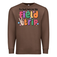 Chestnut i'm just here for the field trip Premium Sweatshirt - MaliasSmallBusiness