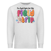 Oatmeal Heather i'm just here for the field trip Premium Sweatshirt - MaliasSmallBusiness