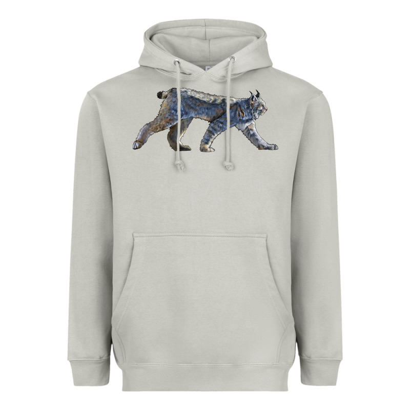 Canada Lynx Heavyweight Hoodie by LillyAllenDesigns | Teevron