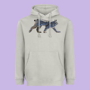 Canada Lynx Heavyweight Hoodie Designed By Lillyallendesigns
