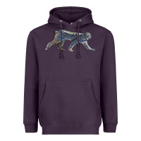 Plum canada lynx Heavyweight Hoodie - LillyAllenDesigns