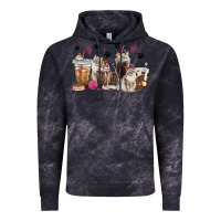 Cloud Black siberian cat coffee cups Vintage Hoodie - texasbilliewilder