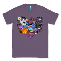 Lavender stitch heart halloween Classic Tee - AdoDesignShop