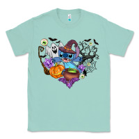 Seafoam stitch heart halloween Classic Tee - AdoDesignShop